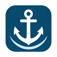 Full Ahead AI Ship Manager App icon (192×192 PNG)
